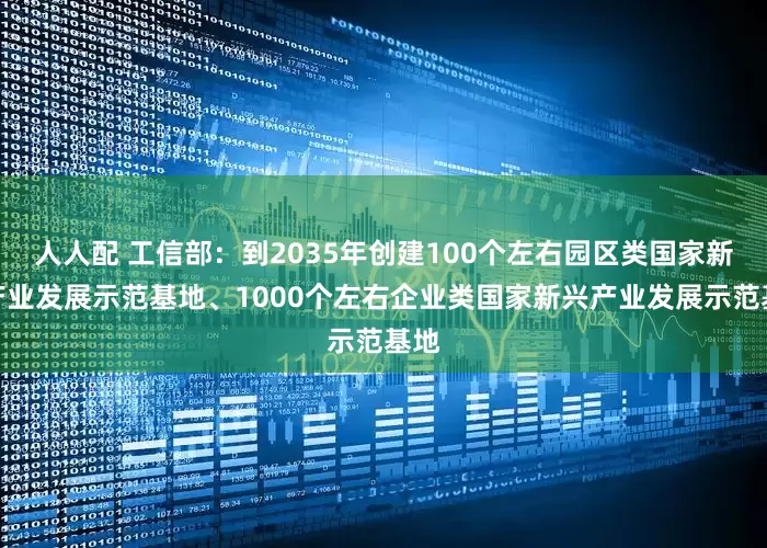 人人配 工信部：到2035年创建100个左右园区类国家新兴产业发展示范基地、1000个左右企业类国家新兴产业发展示范基地